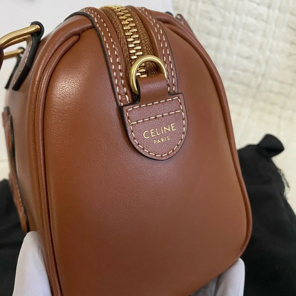 Celine Boston Small Tan Leather, Brand New - Picture 8 of 16